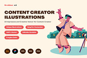 Retro Content Creator Activity, a Work Illustration by Lumina_ui_ux202 (Thumbnail 1 of 8)