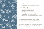 Rustic Ranch Toile de Jouy Pattern, a Background Graphic by Hughes Studio (Thumbnail 7 of 8)