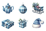 Christmas Blue Plaid, an Illustration by Design Market (Thumbnail 3 of 5)