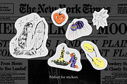 80s & 90s Vintage Spooky Graphics, a Pattern Graphic by NES.project (Thumbnail 11 of 11)