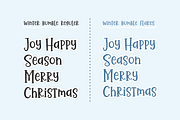 Winter Bumble A Christmas Font, a Font by Allouse Studio (Thumbnail 5 of 10)