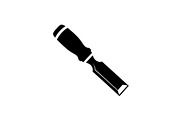 Wood Chisel Tool Silhouette Bundle, a Graphic by Gfx_Store (Thumbnail 3 of 10)
