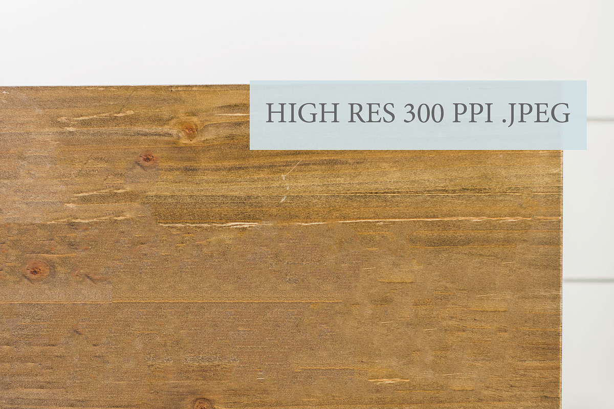 Wood Sign Mockup -Light Wood Texture, a Product Mockup by Harbor Design Co (Photo 2 of 2)