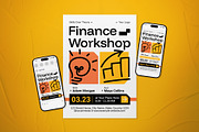 Workshop Training Event Flyer Set, a Flyer Template by The Good Store (Thumbnail 1 of 2)