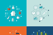 9 AGRICULTURE flat infographics, a Presentation Template by Palau (Thumbnail 3 of 5)