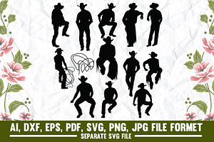 Cowboy Svg, Western Png, Country Svg