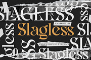 Slagless - Urban Display Serif, a Serif Font by Almarkhatype (Thumbnail 1 of 12)