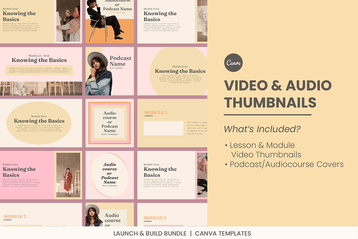 Canva Course Creator Branding Bundle, a Social Media Template by WorkShy Studio (Photo 18 of 21)