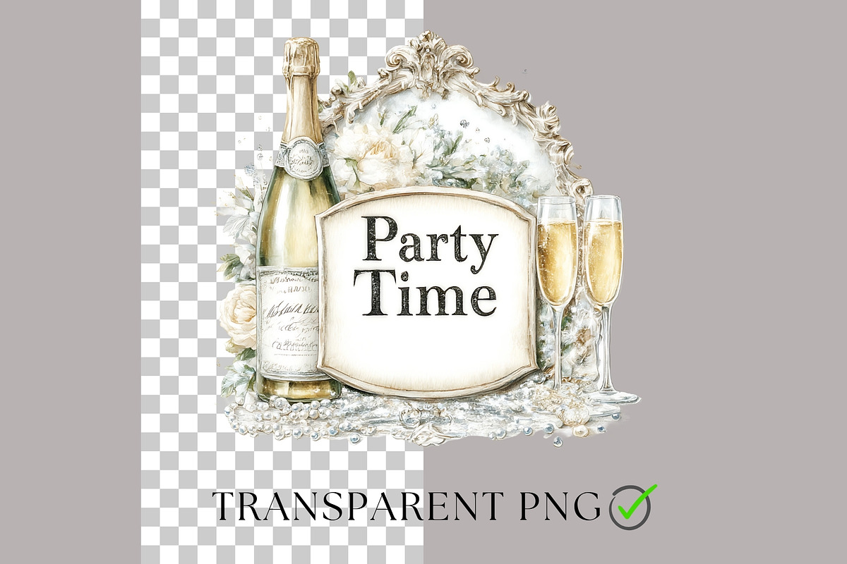 Elegant Watercolor Wedding Clipart, a Decorative Illustration by Nicole Branger Art (Photo 2 of 22)