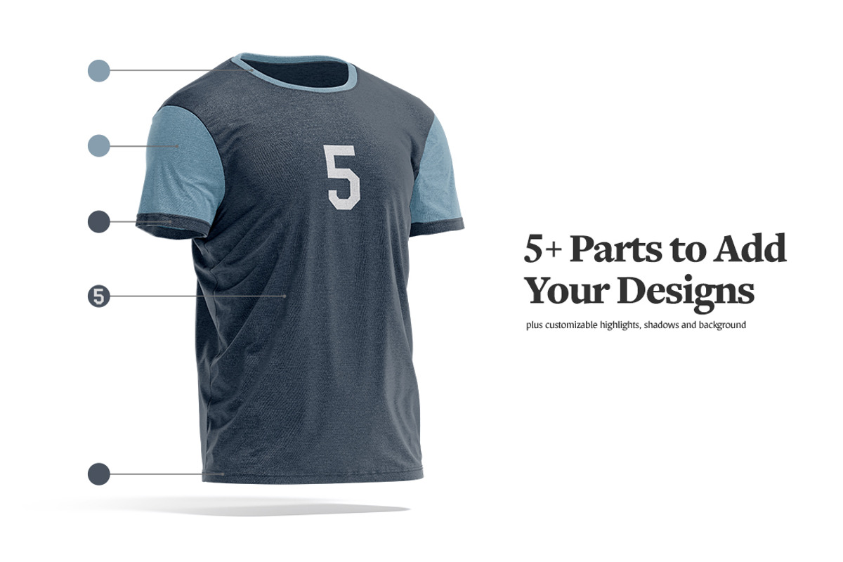 Men's T-shirt Animated Mockup, a Shirt Mockup by rebrandy (Photo 7 of 14)