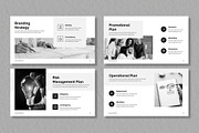 Black & White Business Plan, a Presentation Template by Mighty-Slide (Thumbnail 5 of 6)