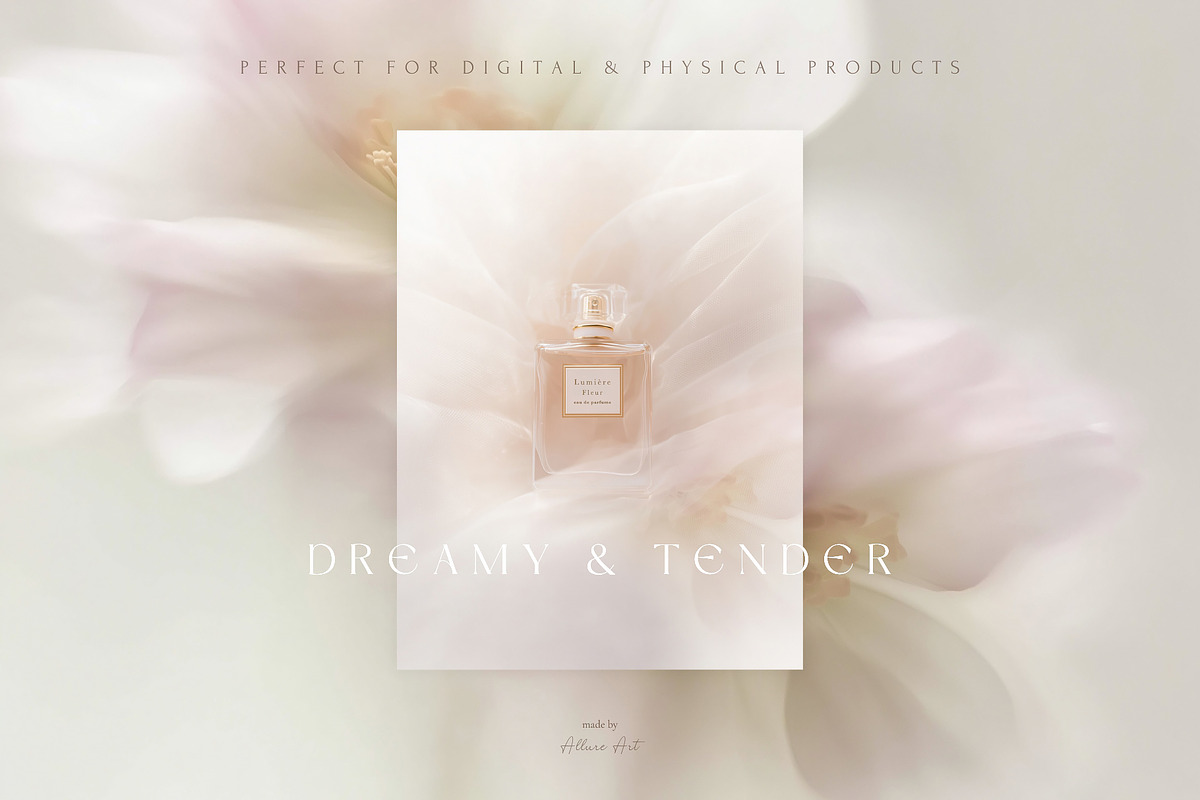 Ethereal Floral Backgrounds Bundle, an Abstract Photo by Allure Art (Photo 7 of 26)