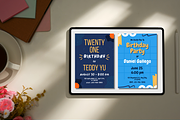 happy Birthday Invitation Templates, a Templates & Theme by TemplateCastleStore (Thumbnail 8 of 9)