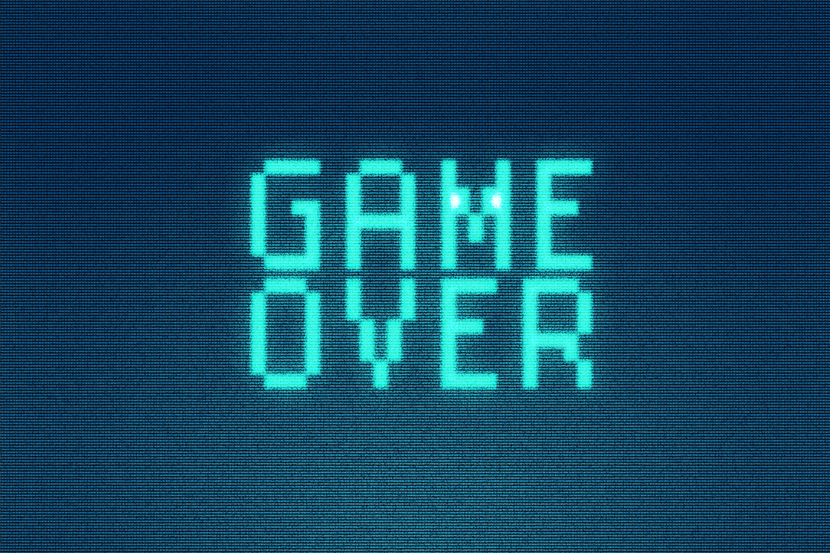 Retro Monitor Game Neon Text Effect, a Background Graphic by Xtrahive (Photo 2 of 3)