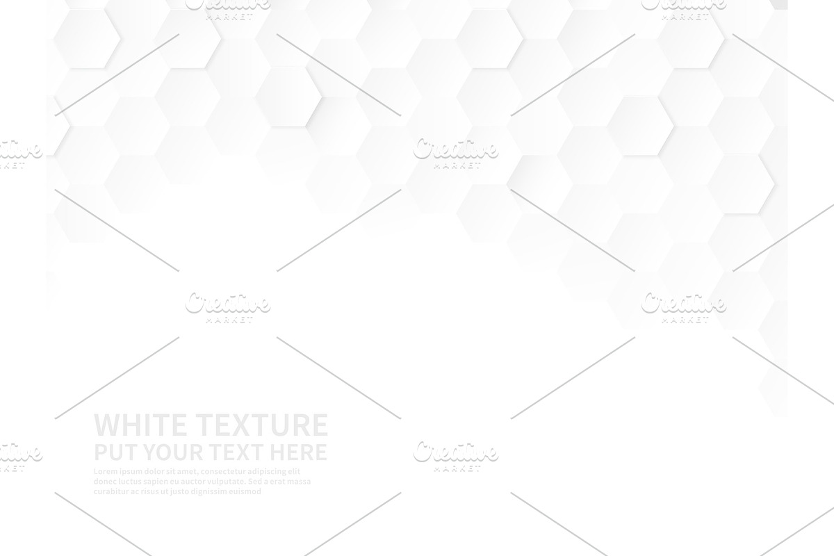 White hexagons. Technologic, a Technology Illustration by YummyBuum