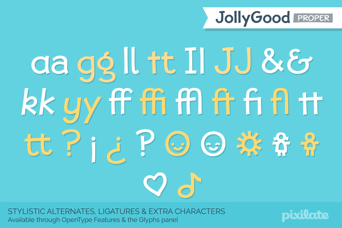 JollyGood Proper- Hand drawn family preview 6
