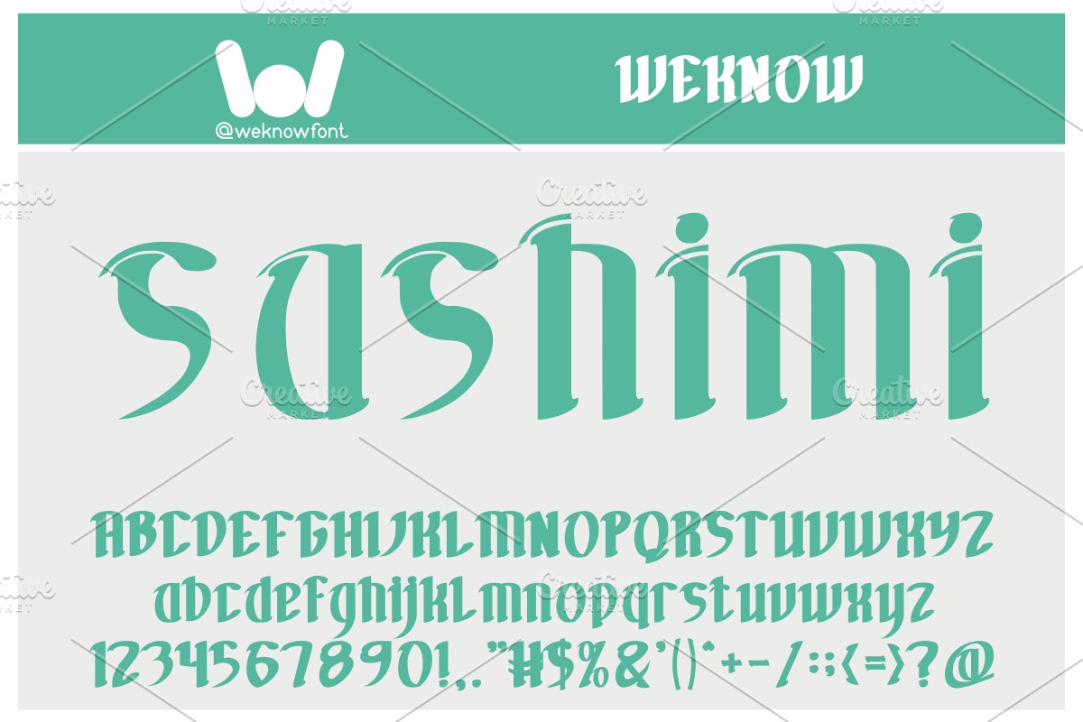fillet o fish font, a Font by weknow (Photo 3 of 5)
