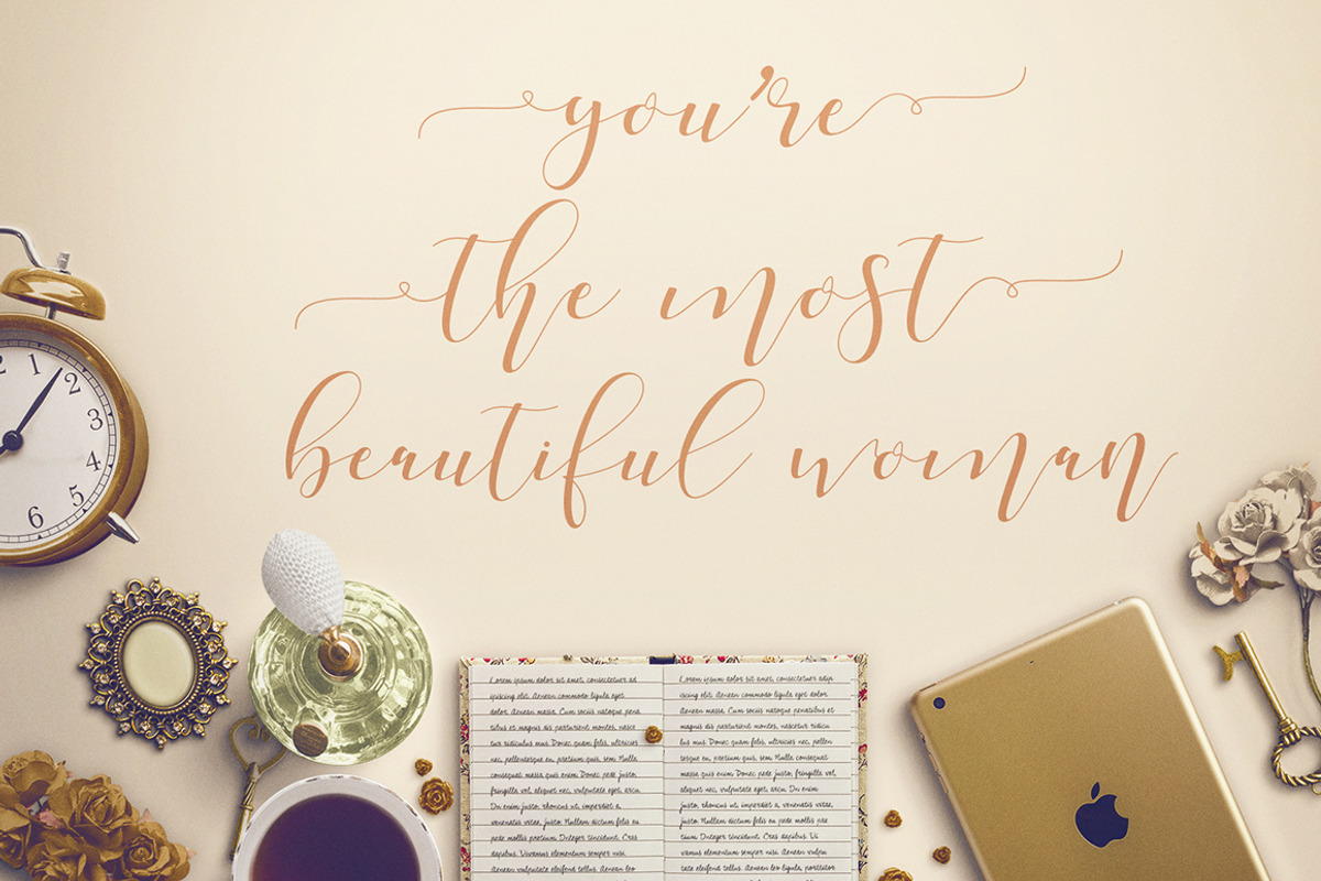 Shania sweet calligraphy preview 6
