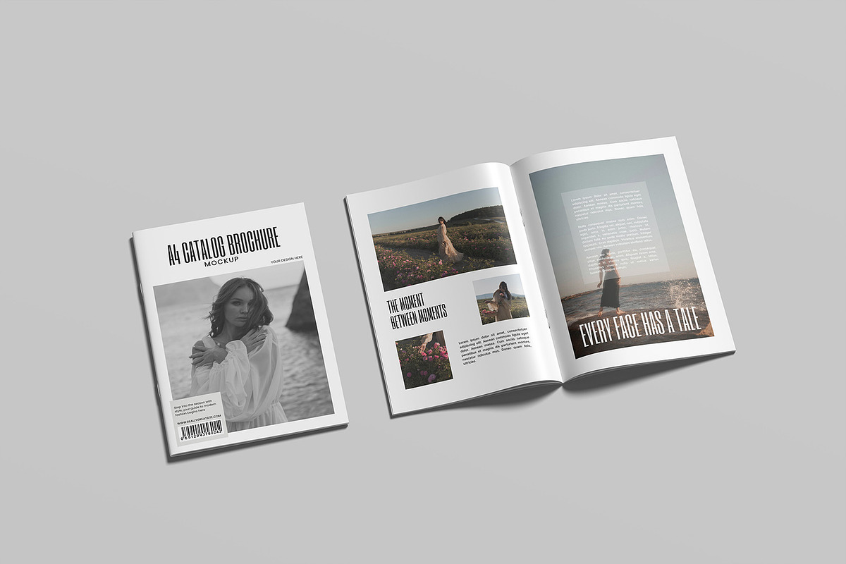 A4 Catalog Brochure Mockup, a Books & Magazine Mockup by ZifaraDesign (Photo 5 of 11)