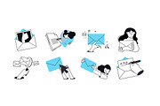 People and email marketing, a Person Illustration by PureSolution (Thumbnail 5 of 6)