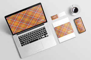 1 Autumn Plaid Patterns EPS JPG