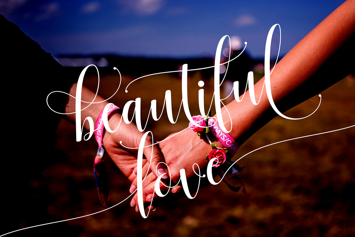 Sadhira Script, a Script Font by Barland Design (Photo 6 of 13)