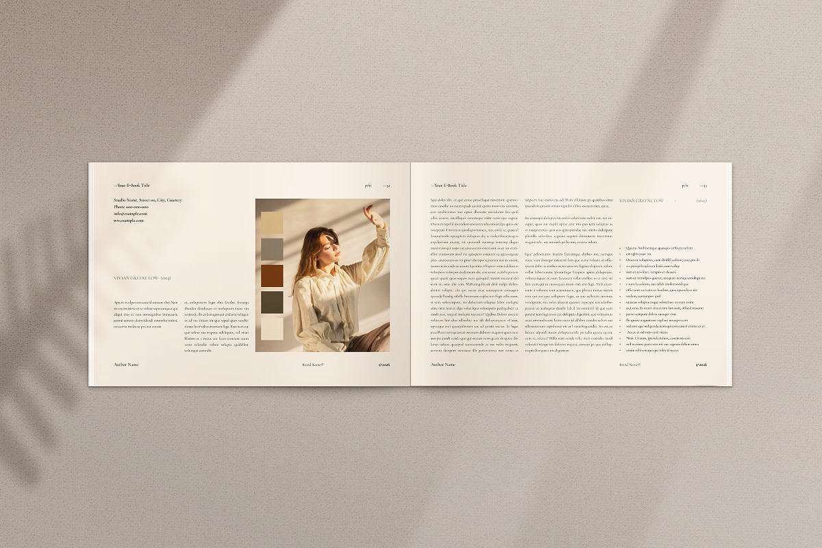 Digital E-Book Landscape Template, a Magazine Template by ArtisanaAura (Photo 11 of 18)