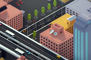 Low Poly City Cars Asset Pack 2, a Cars & Vehicle 3D Model by Anton Moek (Thumbnail 4 of 6)