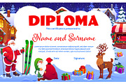 Merry Christmas kids diploma, a Seasonal Illustration by Seavector Studio (Thumbnail 2 of 3)