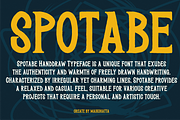 Spotabe - Handdraw Typeface, a Serif Font by MaikoHatta (Thumbnail 2 of 7)
