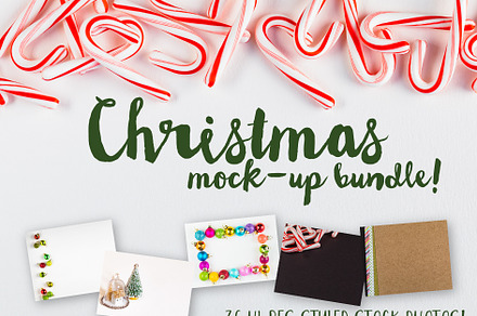 Christmas Stock Photo Mockup Bundle