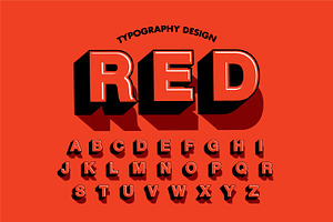 2d Typography Design Vector