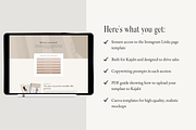 Kajabi Link in Bio Page Template, a Landing Page Template by Pixel & Flow (Thumbnail 3 of 9)