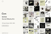 Canva Social Media Templates | Mona, a Social Media Template by GLDN Studio (Thumbnail 2 of 8)