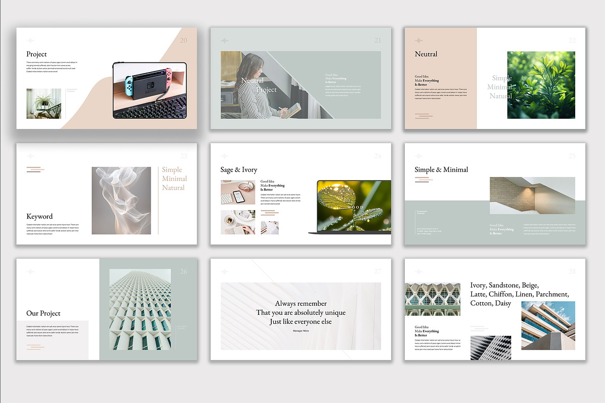 Neutral Presentation Template, a Presentation Template by Pradaxa (Photo 5 of 12)