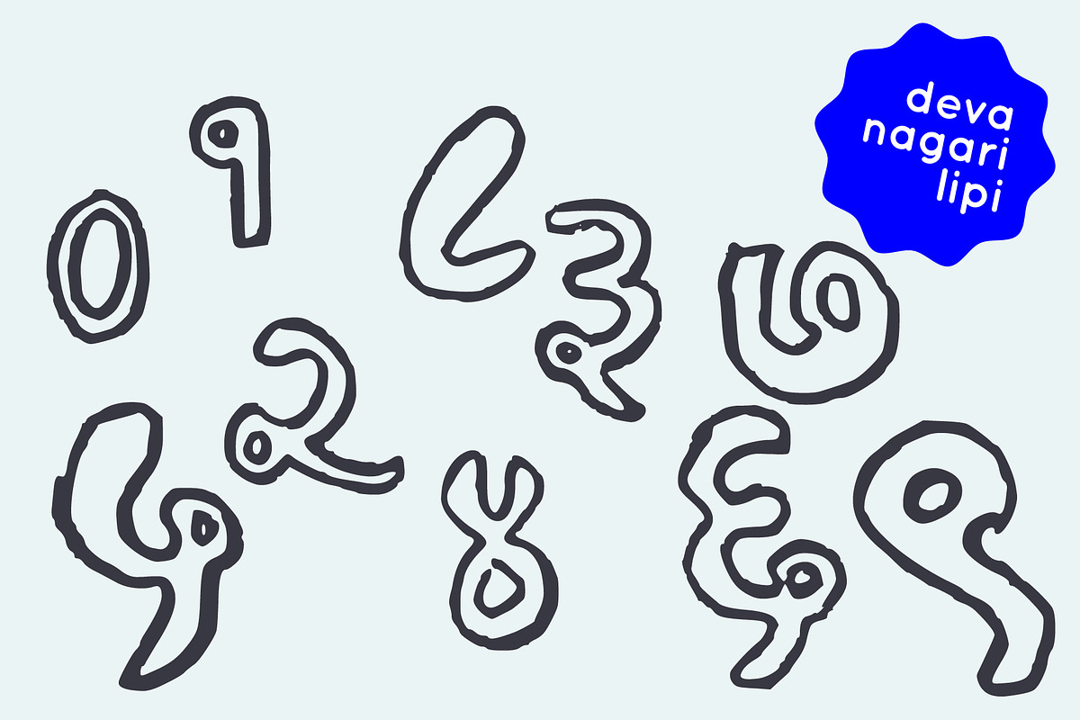 Stencil Devanagari Font for Hindi an, a Handwritten Font by Fonts by Srishti (Photo 6 of 7)