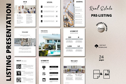 Pre-Listing Presentation Real Estate, a Brochure Template by MediaKitTemplates