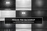 Prison PSD Backdrop, a Texture Graphic by Krukowski Graphics (Thumbnail 1 of 2)