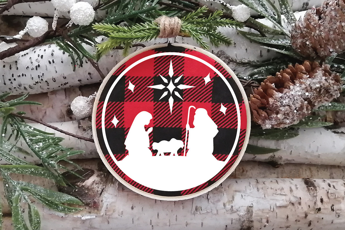 Christmas Ornament SVG File, an Illustration by OldMarket Designs (Photo 5 of 9)