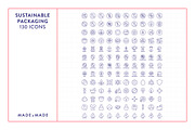 4x Packaging Icons Bundle (25% off), an Outline Icon by Made by Made (Thumbnail 9 of 22)