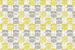 Textured Grey and Yellow Barkcloth, a Pattern Graphic by Sharon Schwalbe
