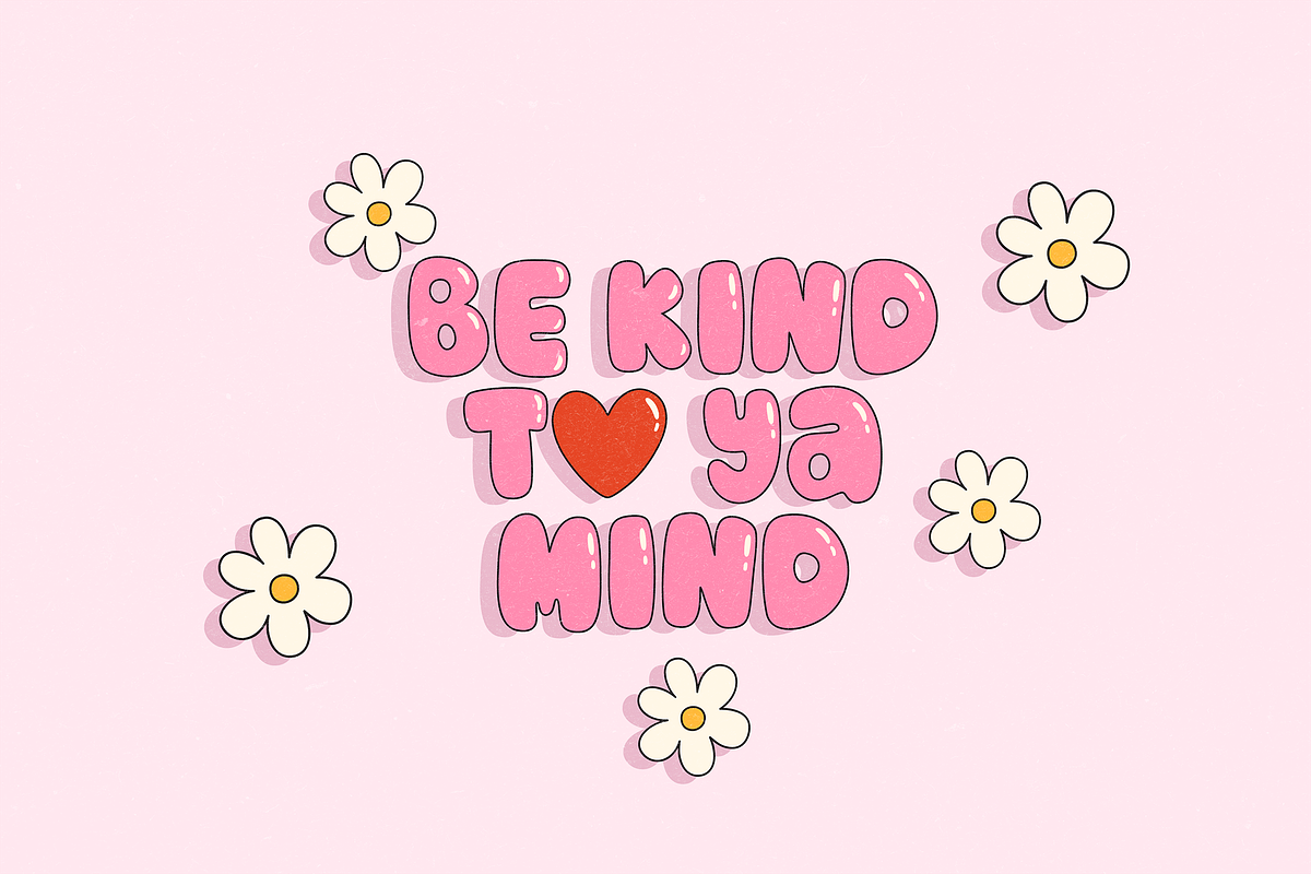 KIND HUMAN | Bubbly and Playful Font, a Handwritten Font by Maria Feliz Fonts (Photo 6 of 9)