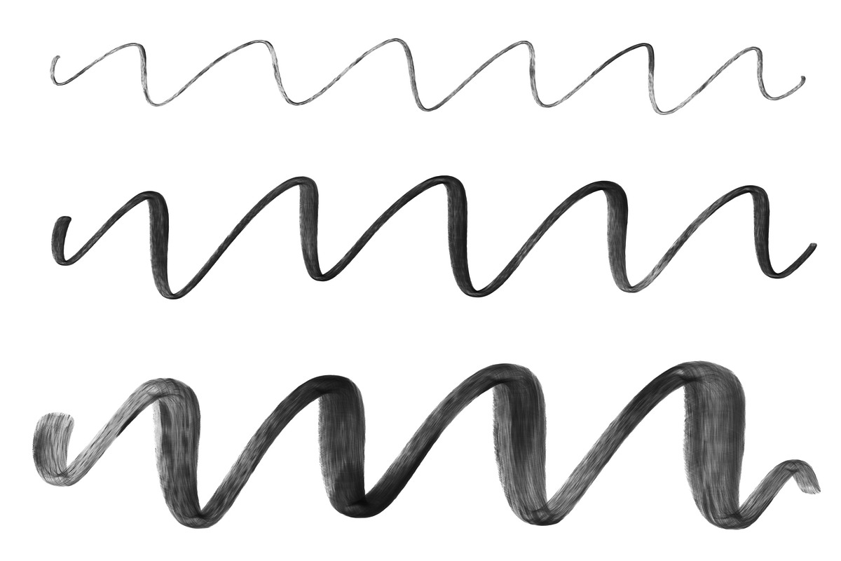 Smooth Procreate Lettering Brush, a Brush Add-On by Blue Strawberry Studio (Photo 4 of 5)