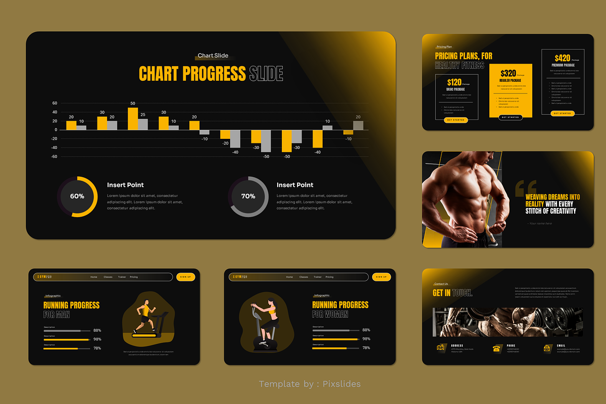 Gym Fitness Keynote, a Presentation Template by Pixslides (Photo 6 of 7)