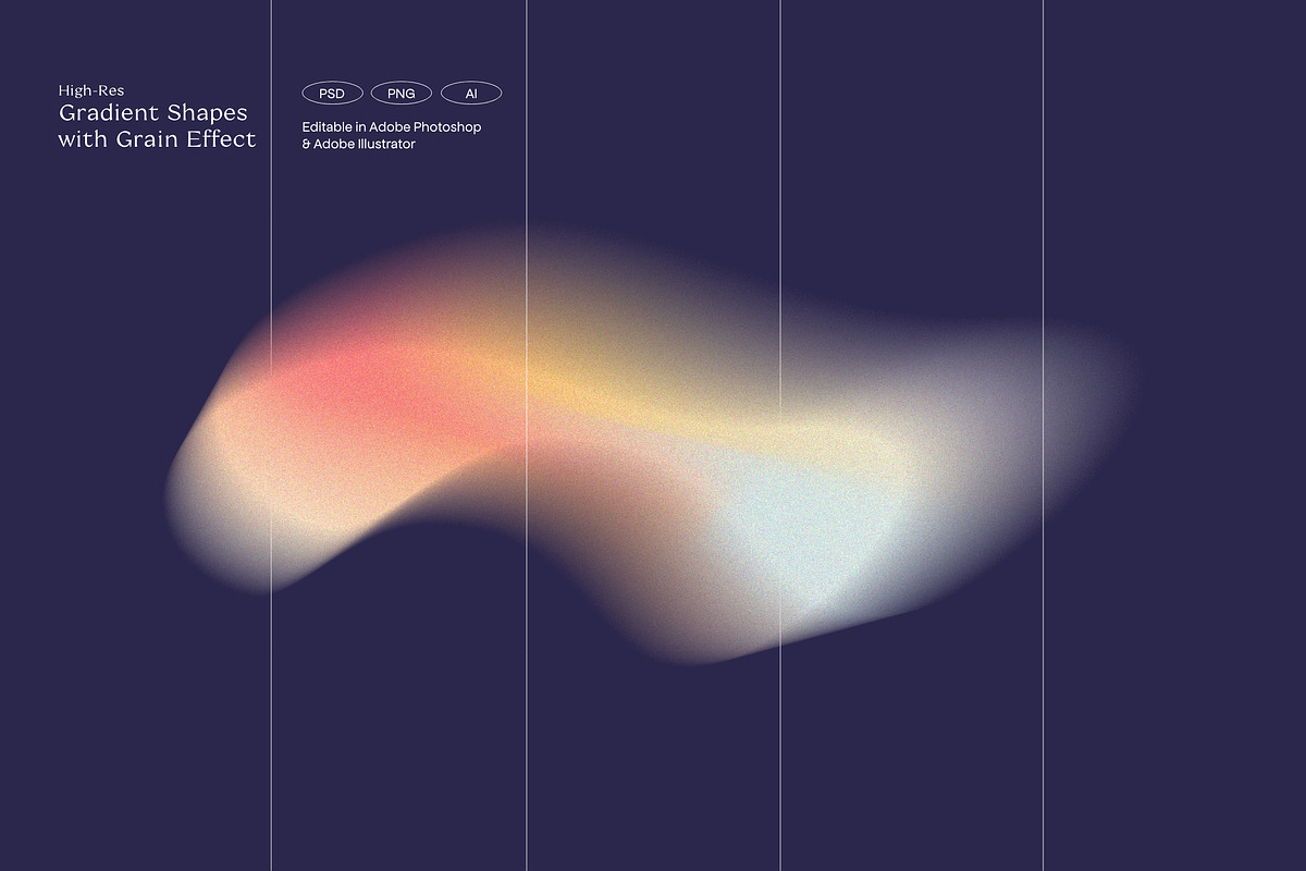 Retro Gradients & Shapes, a Background Graphic by Nomad Visuals (Photo 10 of 31)