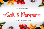Salt & Pepper - Cute Handwritten, a Font by Almarkhatype (Thumbnail 1 of 10)