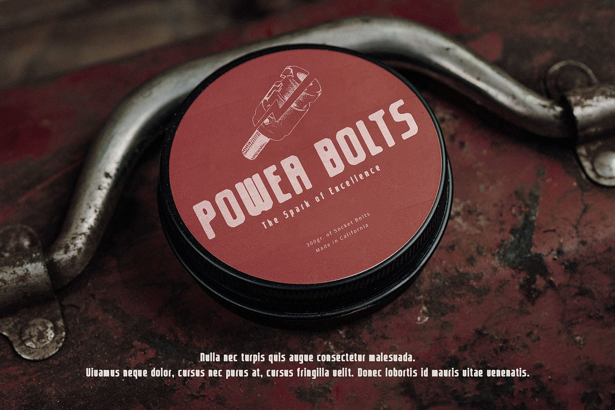 Lochley Blur, a Sans Serif Font by Craft Supply Co. (Photo 4 of 8)