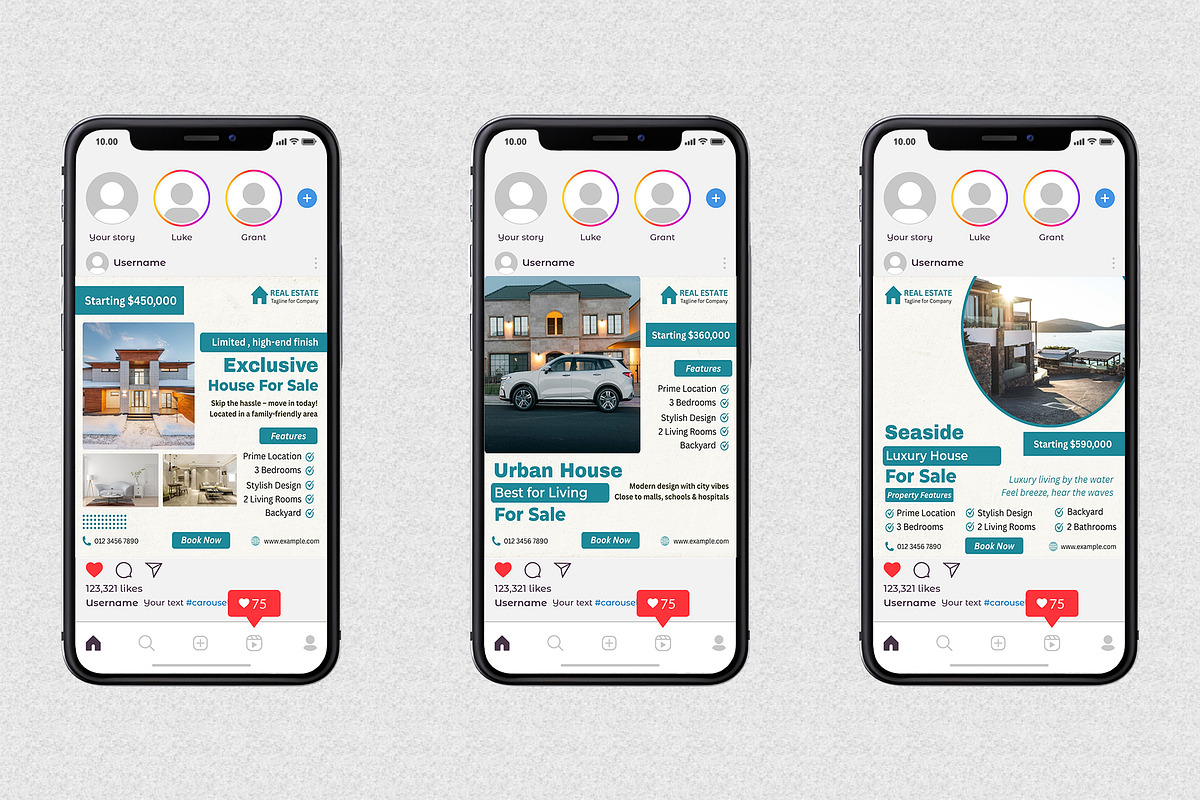 Estate - Property - Canva - Posts, a Social Media Template by Mohammad Sarfaraz (Photo 2 of 6)