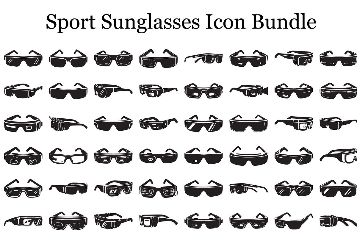 Sport Sunglasses Icon Bundle, a Graphic by musafir_fashion (Photo 1 of 12)