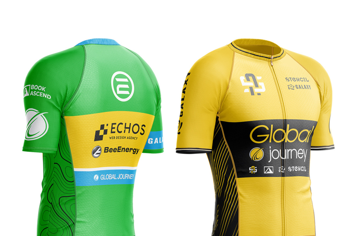 Cycling Jersey Mockups Set, a Shirt Mockup by rebrandy (Photo 6 of 10)